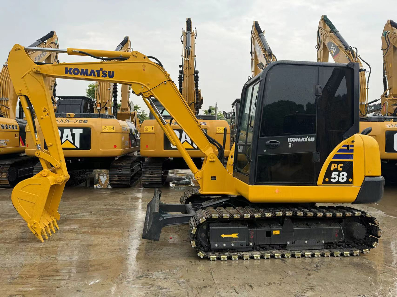 Komatsu PC58, PC56, PC55 Small Excavator With Rubber Tracks - Ερπυστριοφόρος εκσκαφέας: φωτογραφία 4 Komatsu PC58, PC56, PC55 Small Excavator With Rubber Tracks - Ερπυστριοφόρος εκσκαφέας: φωτογραφία 4
