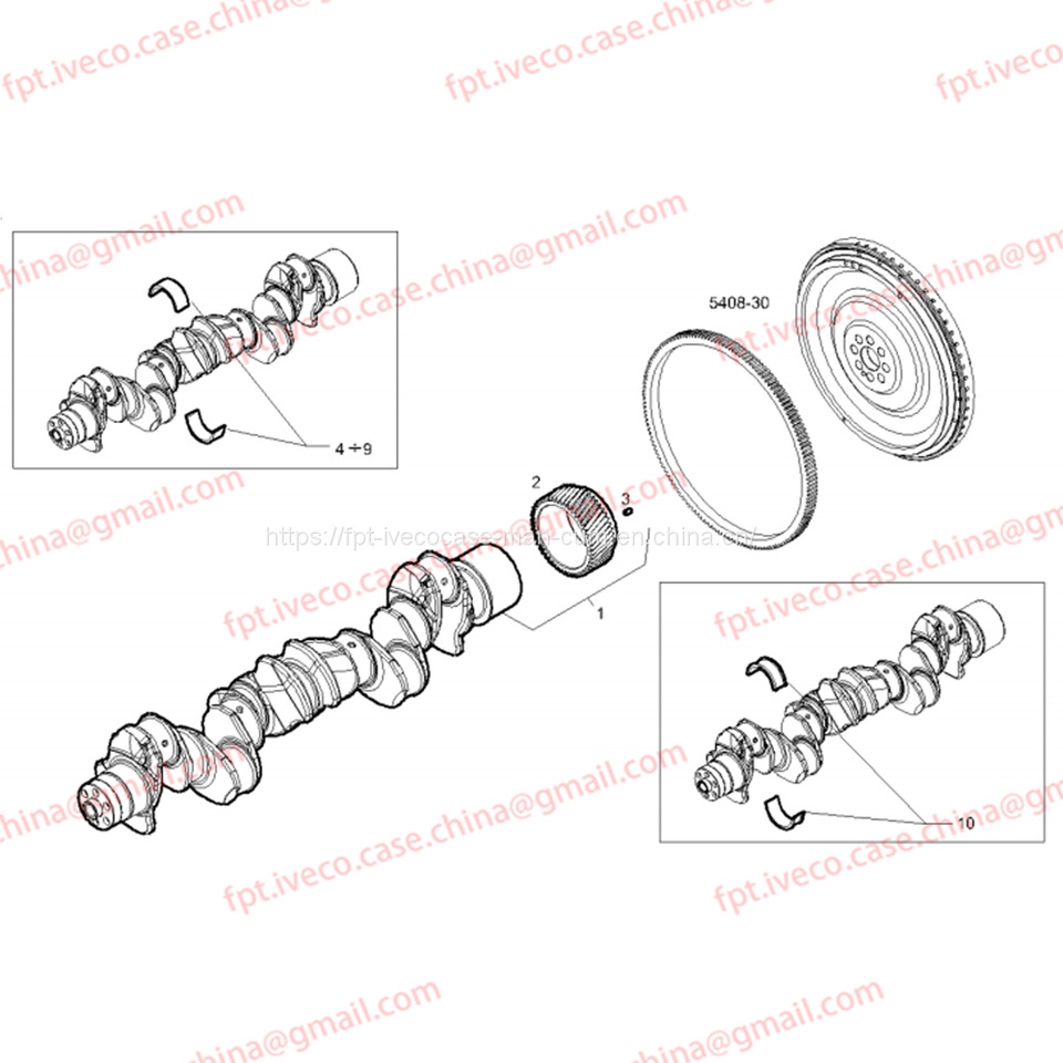 FPT IVECO CASE Cursor9Bus F2CFE612D*J231/F2CFE612A*J098 MAIN BEARING SET 2996584/2996585 - Φέρουν κινητήρα για Λεωφορείο: φωτογραφία 1 FPT IVECO CASE Cursor9Bus F2CFE612D*J231/F2CFE612A*J098 MAIN BEARING SET 2996584/2996585 - Φέρουν κινητήρα για Λεωφορείο: φωτογραφία 1