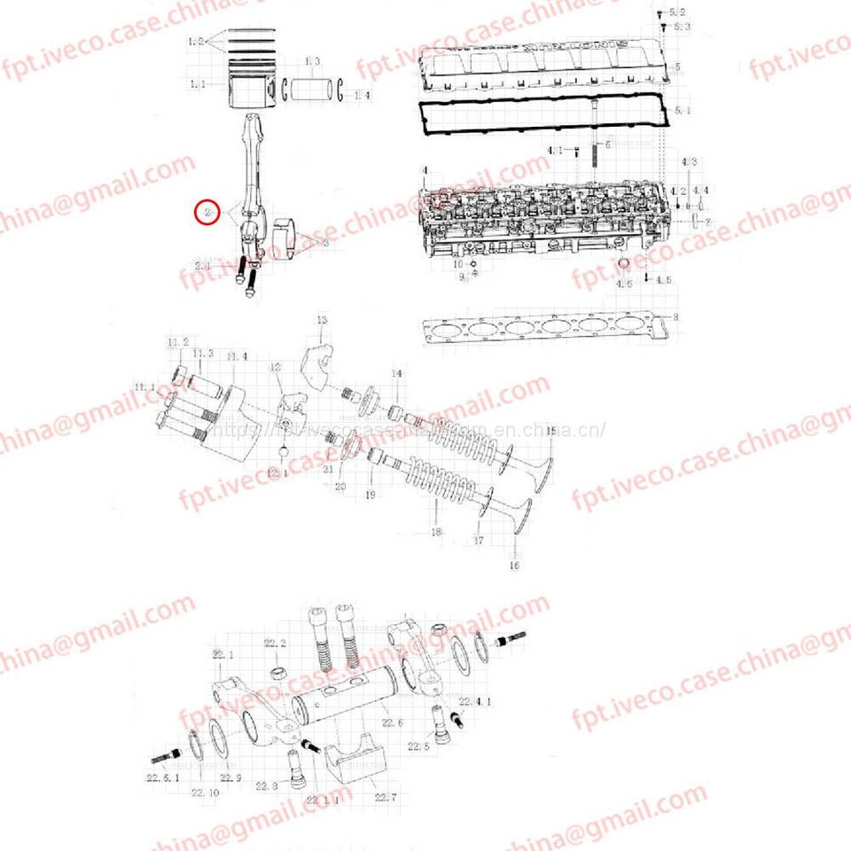 MAN D2066 Rod assembly 02400-6120 - Μπιελών: φωτογραφία 1 MAN D2066 Rod assembly 02400-6120 - Μπιελών: φωτογραφία 1