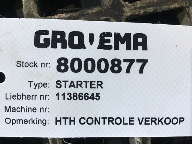 Ανταλλακτικό Bosch Startmotor Used: φωτογραφία 11 Ανταλλακτικό Bosch Startmotor Used: φωτογραφία 11