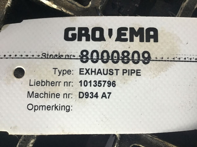 Liebherr Exhaust Pipe - Εξάτμιση: φωτογραφία 5 Liebherr Exhaust Pipe - Εξάτμιση: φωτογραφία 5