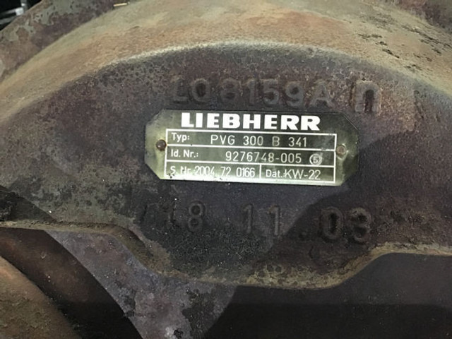 Liebherr PVG 300 B 341 - Αντλία υδραυλικού τιμονιού: φωτογραφία 2 Liebherr PVG 300 B 341 - Αντλία υδραυλικού τιμονιού: φωτογραφία 2