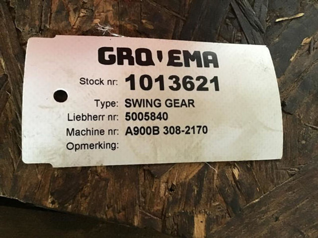 Ανταλλακτικό Liebherr Swing Gear: φωτογραφία 7