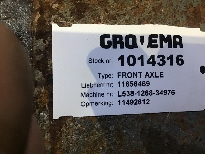 Liebherr front axle - Αξονας και ανταλλακτικά: φωτογραφία 3 Liebherr front axle - Αξονας και ανταλλακτικά: φωτογραφία 3