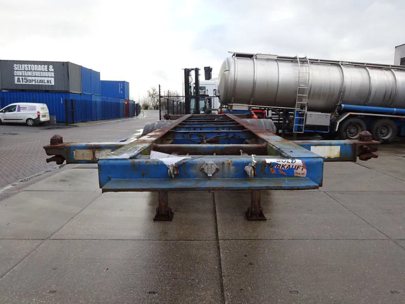 Groenewegen 20 FT Chassis / Steel Suspension / Double Tyres - Επικαθήμενο μεταφοράς εμπορευματοκιβωτίων/ Κινητό αμάξωμα: φωτογραφία 3 Groenewegen 20 FT Chassis / Steel Suspension / Double Tyres - Επικαθήμενο μεταφοράς εμπορευματοκιβωτίων/ Κινητό αμάξωμα: φωτογραφία 3