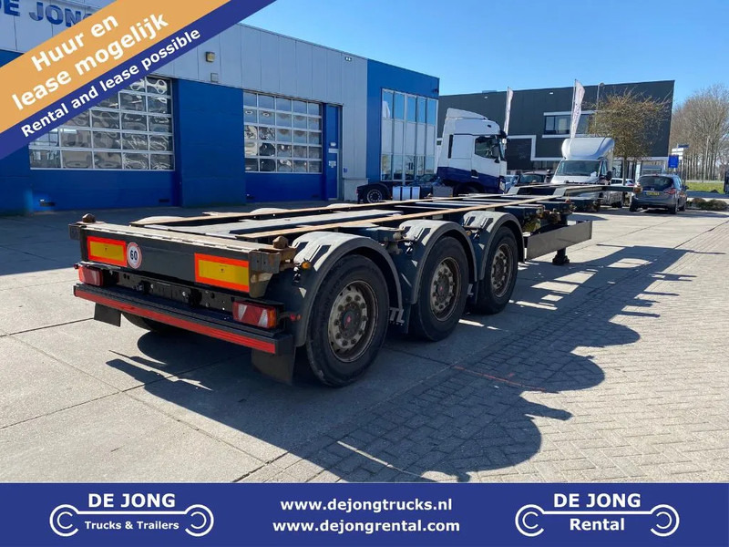 Kögel S24-2 Container Chassis / SAF + Disc / 1x Extendable / 1x Lift Axle - Επικαθήμενο μεταφοράς εμπορευματοκιβωτίων/ Κινητό αμάξωμα: φωτογραφία 1 Kögel S24-2 Container Chassis / SAF + Disc / 1x Extendable / 1x Lift Axle - Επικαθήμενο μεταφοράς εμπορευματοκιβωτίων/ Κινητό αμάξωμα: φωτογραφία 1
