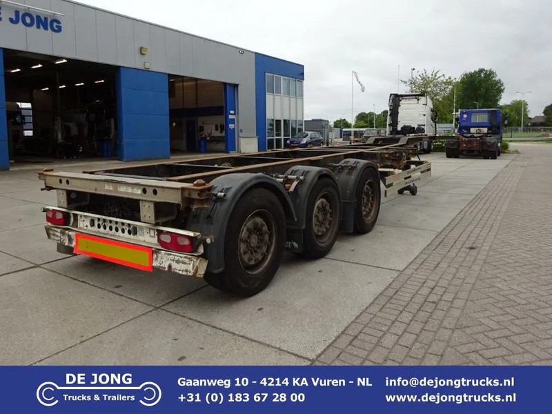 Schmitz Cargobull SCF 27 / SAF + Disc / 1x Extendable / 1x Lift Axle - Επικαθήμενο μεταφοράς εμπορευματοκιβωτίων/ Κινητό αμάξωμα: φωτογραφία 1 Schmitz Cargobull SCF 27 / SAF + Disc / 1x Extendable / 1x Lift Axle - Επικαθήμενο μεταφοράς εμπορευματοκιβωτίων/ Κινητό αμάξωμα: φωτογραφία 1