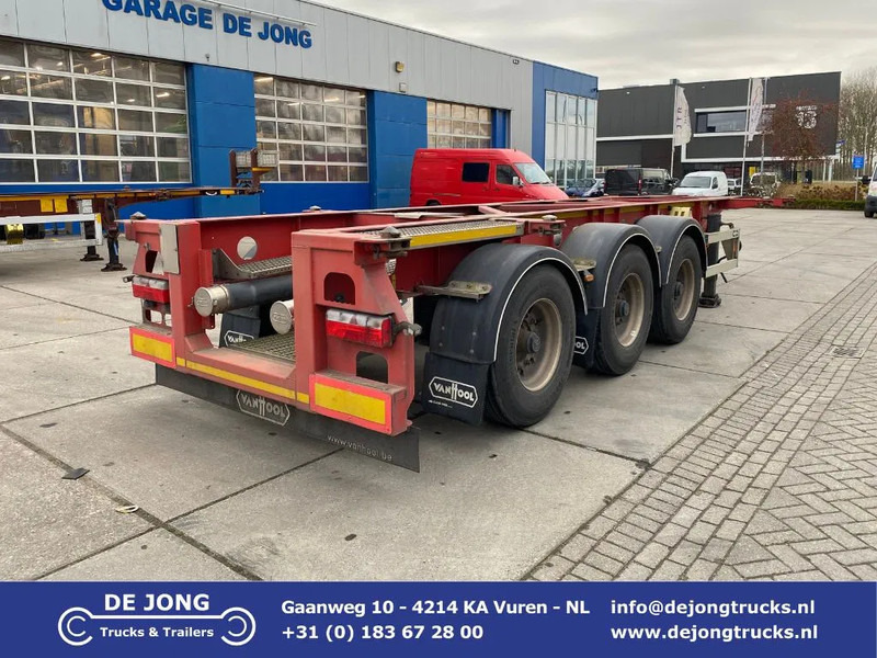 Van Hool Tank chassis / ADR / BPW + DISC / 20-30 FT - Επικαθήμενο μεταφοράς εμπορευματοκιβωτίων/ Κινητό αμάξωμα: φωτογραφία 1 Van Hool Tank chassis / ADR / BPW + DISC / 20-30 FT - Επικαθήμενο μεταφοράς εμπορευματοκιβωτίων/ Κινητό αμάξωμα: φωτογραφία 1