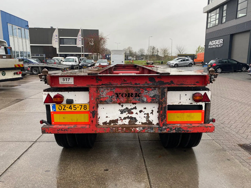 York 20 FT Chassis / Steel Suspension / Double Air - Επικαθήμενο μεταφοράς εμπορευματοκιβωτίων/ Κινητό αμάξωμα: φωτογραφία 2 York 20 FT Chassis / Steel Suspension / Double Air - Επικαθήμενο μεταφοράς εμπορευματοκιβωτίων/ Κινητό αμάξωμα: φωτογραφία 2