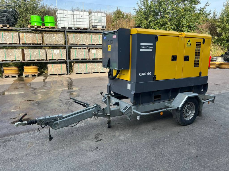 Atlas-Copco QAS 60 ST3 - Βιομηχανική γεννήτρια: φωτογραφία 1 Atlas-Copco QAS 60 ST3 - Βιομηχανική γεννήτρια: φωτογραφία 1