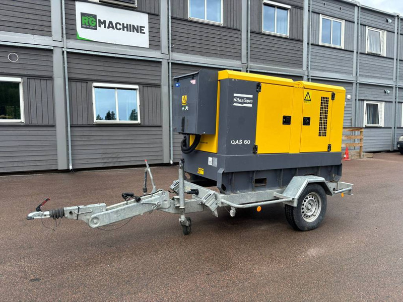 Atlas-Copco QAS 60 ST3 - Βιομηχανική γεννήτρια: φωτογραφία 1 Atlas-Copco QAS 60 ST3 - Βιομηχανική γεννήτρια: φωτογραφία 1