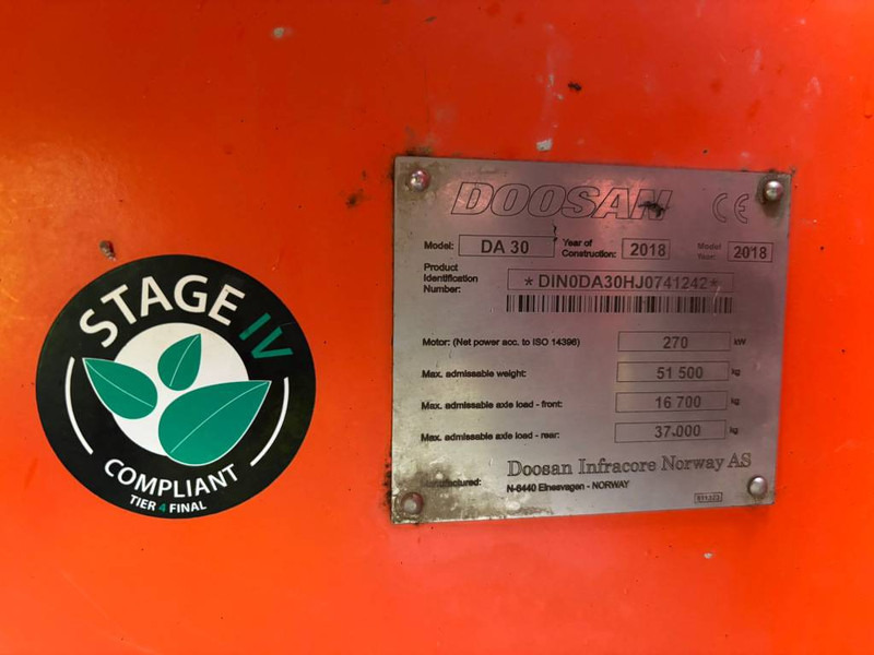 Doosan DA 30 - Αρθρωτό φορτηγό: φωτογραφία 5 Doosan DA 30 - Αρθρωτό φορτηγό: φωτογραφία 5