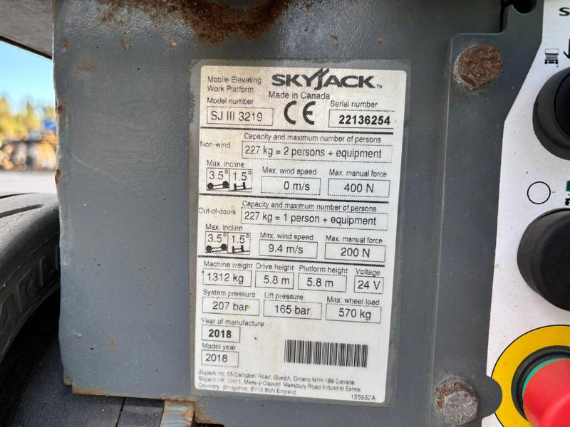 Skyjack SJ III 3219 - Ψαλιδωτό ανυψωτικό: φωτογραφία 5 Skyjack SJ III 3219 - Ψαλιδωτό ανυψωτικό: φωτογραφία 5
