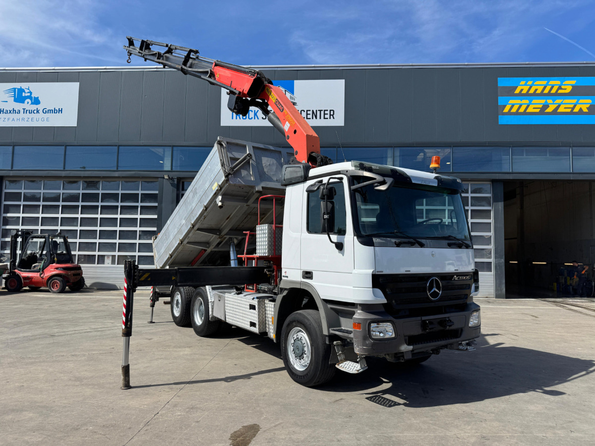 Φορτηγό με γερανό MERCEDES Actros 2641 6x4-4 PK29000-7 Kipper: φωτογραφία 13