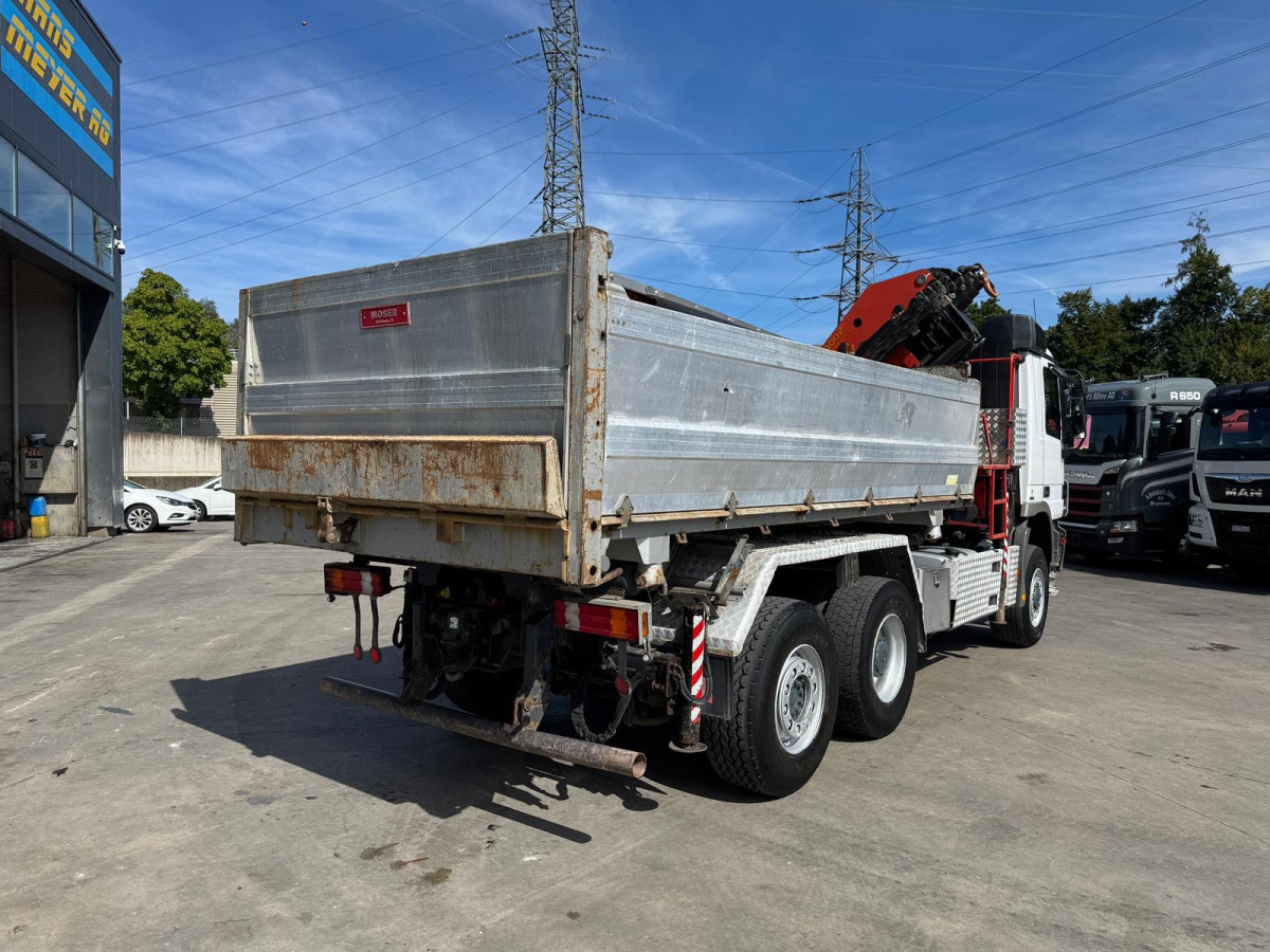 Φορτηγό με γερανό MERCEDES Actros 2641 6x4-4 PK29000-7 Kipper: φωτογραφία 6