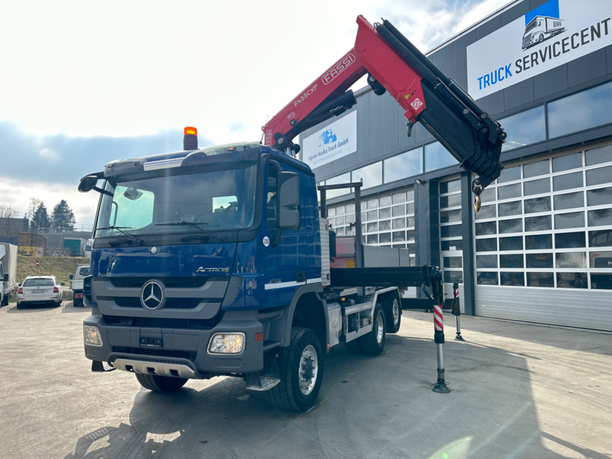 MERCEDES Actros 2648 6x4/4 Fassi455 SZM/Pritsche - Φορτηγό με γερανό: φωτογραφία 2 MERCEDES Actros 2648 6x4/4 Fassi455 SZM/Pritsche - Φορτηγό με γερανό: φωτογραφία 2