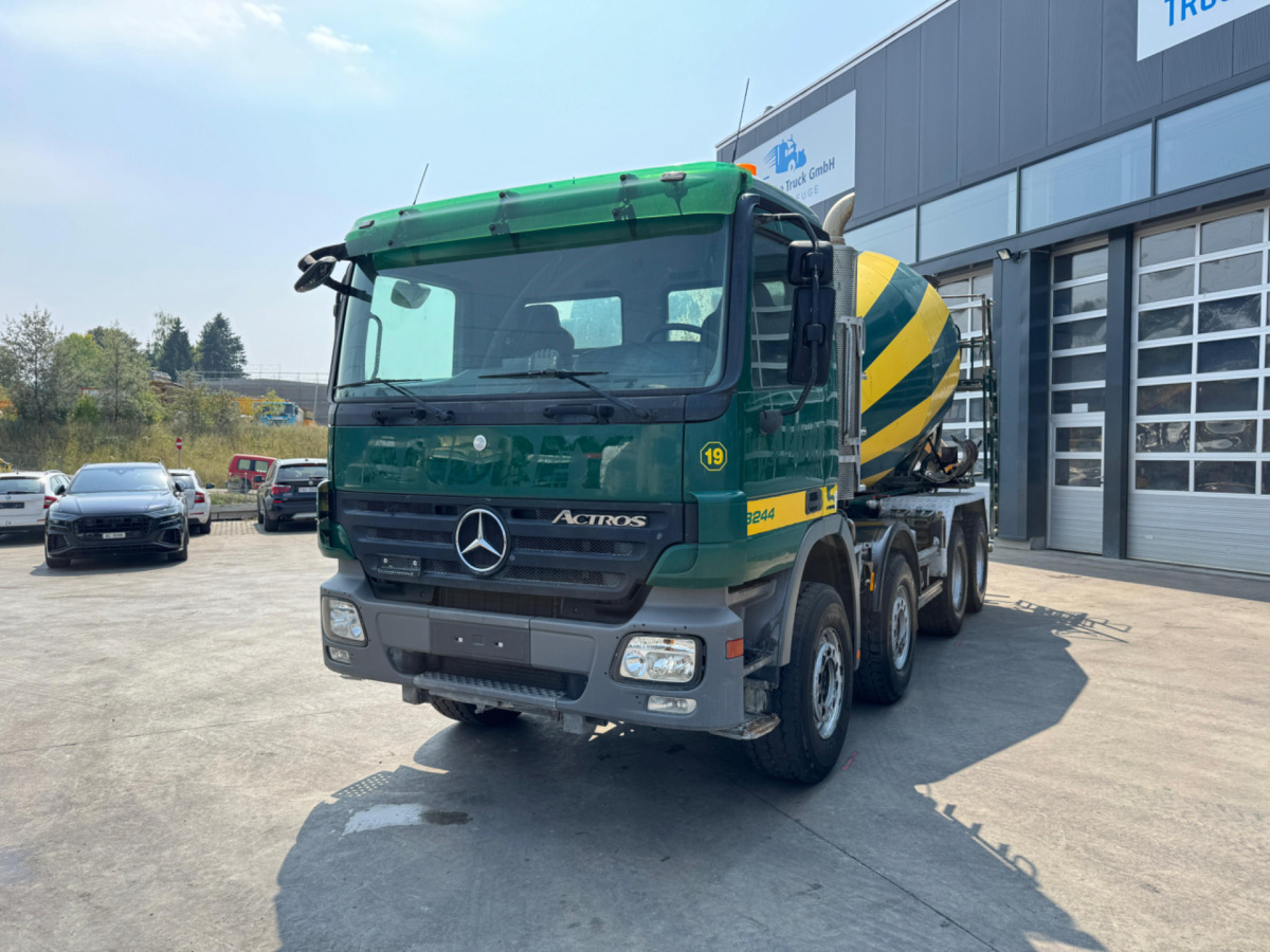 MERCEDES Actros 3244 8x4 Liebherr 9m3 - Μπετονιέρα φορτηγό: φωτογραφία 1 MERCEDES Actros 3244 8x4 Liebherr 9m3 - Μπετονιέρα φορτηγό: φωτογραφία 1