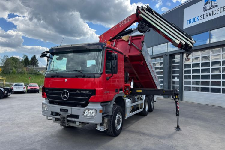 Φορτηγό με γερανό Mercedes-Benz Actros 2646 6x4/4 Fassi 275-8 Kipper: φωτογραφία 1