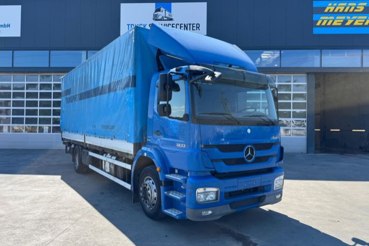 Mercedes-Benz Axor 1833 4x2 - Φορτηγό μουσαμάς: φωτογραφία 3 Mercedes-Benz Axor 1833 4x2 - Φορτηγό μουσαμάς: φωτογραφία 3