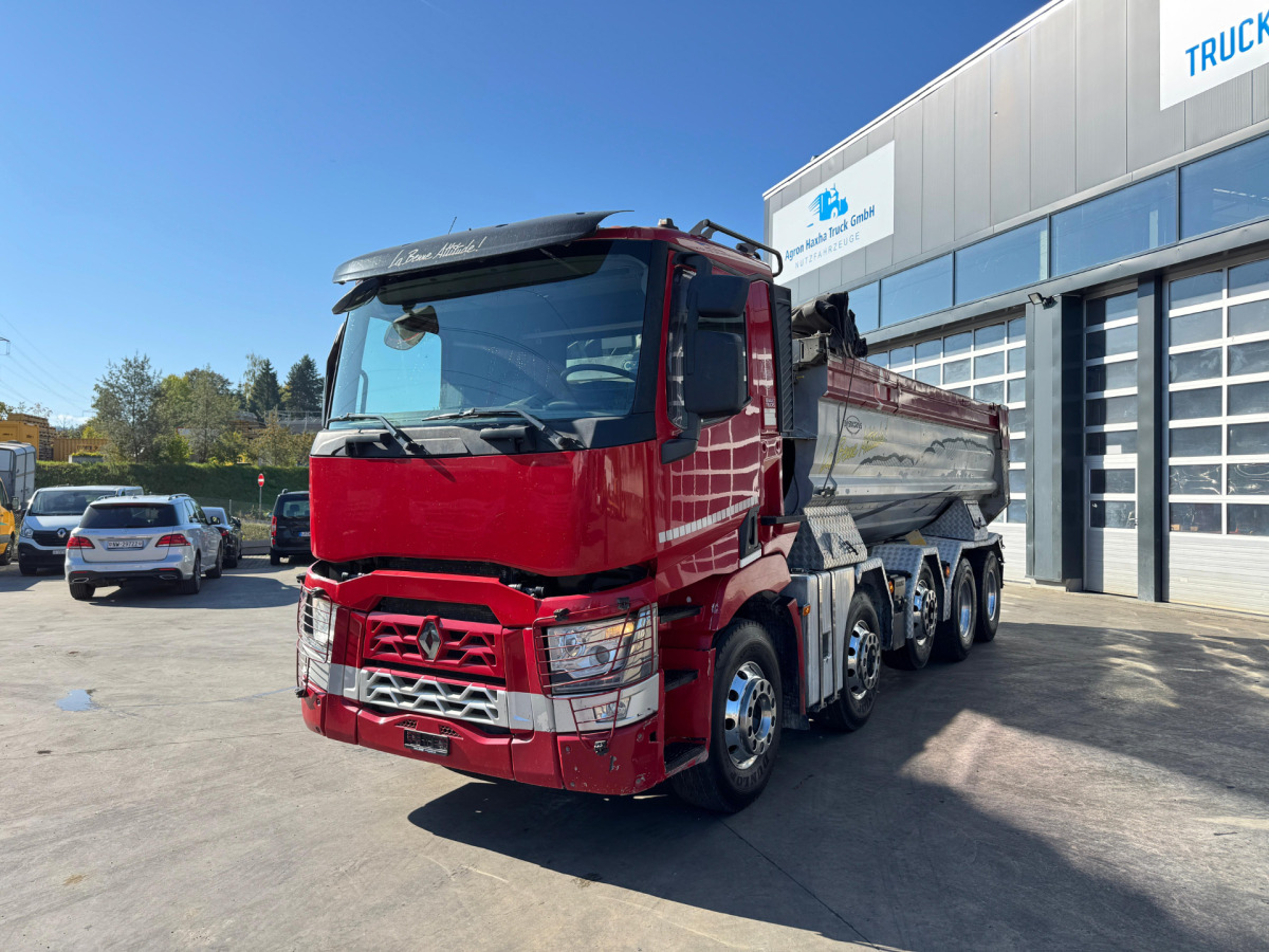 RENAULT C520 10x4 Abschiebemulde (no tipper) - Φορτηγό φόρτωσης γάντζου: φωτογραφία 1 RENAULT C520 10x4 Abschiebemulde (no tipper) - Φορτηγό φόρτωσης γάντζου: φωτογραφία 1