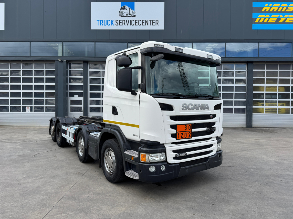 SCANIA G450 8x2 Fahrgestell - Φορτηγό σασί: φωτογραφία 3 SCANIA G450 8x2 Fahrgestell - Φορτηγό σασί: φωτογραφία 3