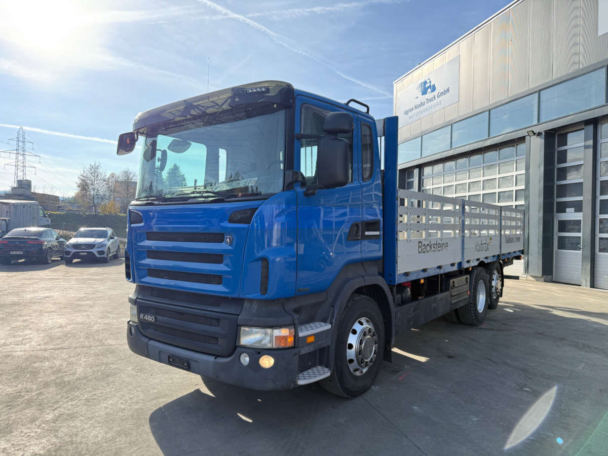 SCANIA R480 6x2 Alu - Φορτηγό με ανοιχτή καρότσα: φωτογραφία 1 SCANIA R480 6x2 Alu - Φορτηγό με ανοιχτή καρότσα: φωτογραφία 1