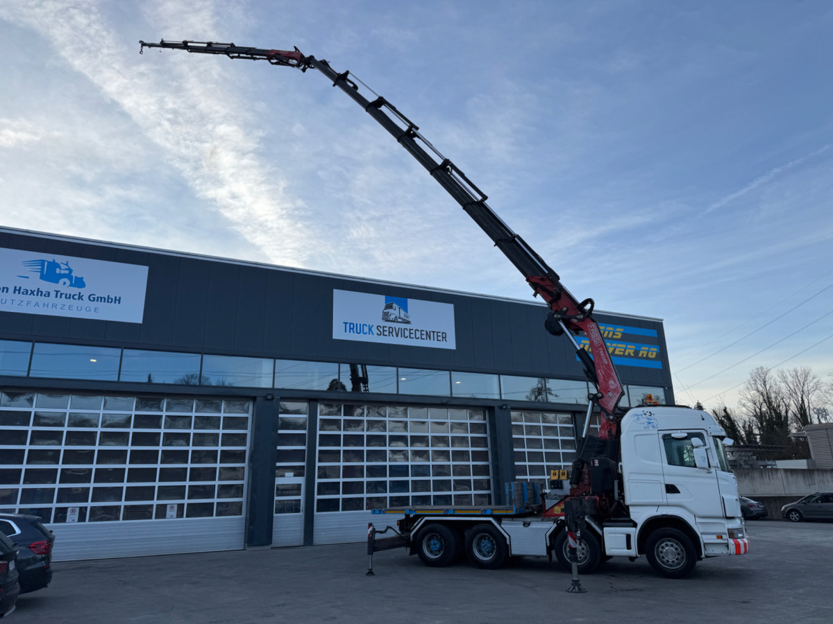 SCANIA R480 8x4 Fassi 660 SZM/Pritsche - Φορτηγό με γερανό: φωτογραφία 3 SCANIA R480 8x4 Fassi 660 SZM/Pritsche - Φορτηγό με γερανό: φωτογραφία 3