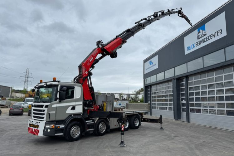 Scania G480 8x4 SZM/Pritsche Fassi 950 - Φορτηγό με γερανό: φωτογραφία 5 Scania G480 8x4 SZM/Pritsche Fassi 950 - Φορτηγό με γερανό: φωτογραφία 5