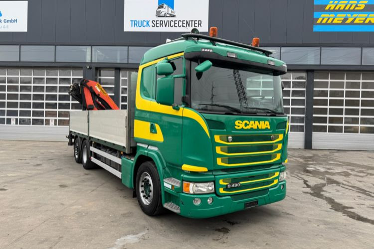 Scania G490 6x2 PK22002-4 - Φορτηγό με γερανό, Φορτηγό με ανοιχτή καρότσα: φωτογραφία 4 Scania G490 6x2 PK22002-4 - Φορτηγό με γερανό, Φορτηγό με ανοιχτή καρότσα: φωτογραφία 4