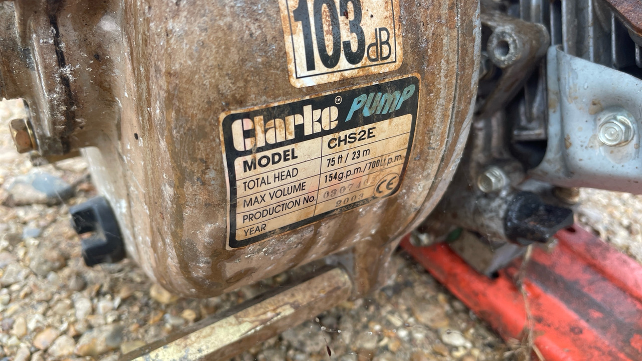 CLARKE CHS2E WATER PUMP - Εξοπλισμού κατασκευών: φωτογραφία 3 CLARKE CHS2E WATER PUMP - Εξοπλισμού κατασκευών: φωτογραφία 3