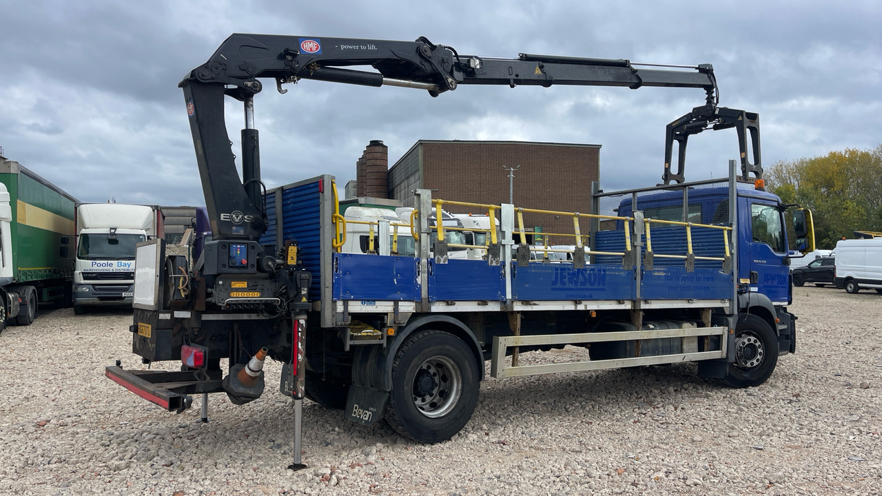 Man TGM 18.250 - Φορτηγό με ανοιχτή καρότσα, Φορτηγό με γερανό: φωτογραφία 4 Man TGM 18.250 - Φορτηγό με ανοιχτή καρότσα, Φορτηγό με γερανό: φωτογραφία 4