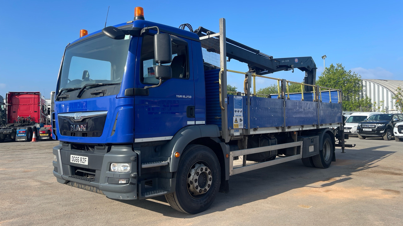 Man TGM 18.250 - Φορτηγό με ανοιχτή καρότσα, Φορτηγό με γερανό: φωτογραφία 2 Man TGM 18.250 - Φορτηγό με ανοιχτή καρότσα, Φορτηγό με γερανό: φωτογραφία 2
