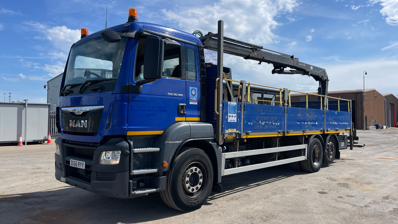 Man TGS 26.360 - Φορτηγό με ανοιχτή καρότσα, Φορτηγό με γερανό: φωτογραφία 2 Man TGS 26.360 - Φορτηγό με ανοιχτή καρότσα, Φορτηγό με γερανό: φωτογραφία 2