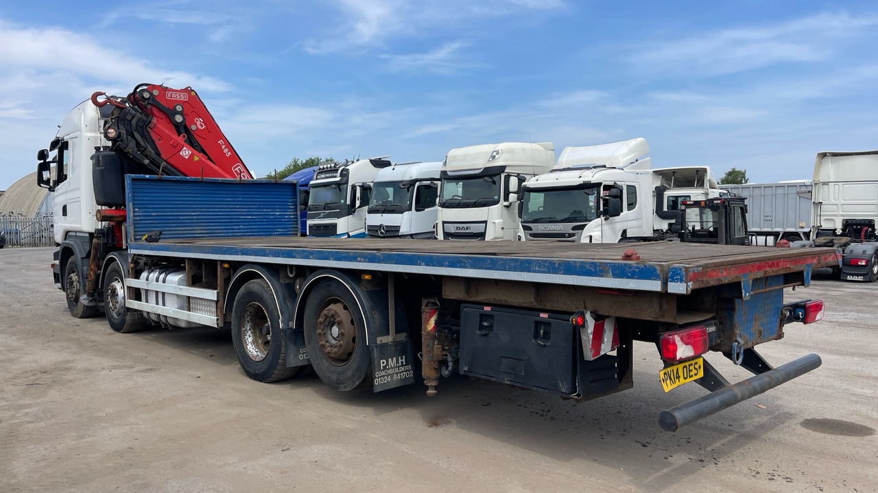 SCANIA R 450 - Φορτηγό με ανοιχτή καρότσα, Φορτηγό με γερανό: φωτογραφία 3 SCANIA R 450 - Φορτηγό με ανοιχτή καρότσα, Φορτηγό με γερανό: φωτογραφία 3