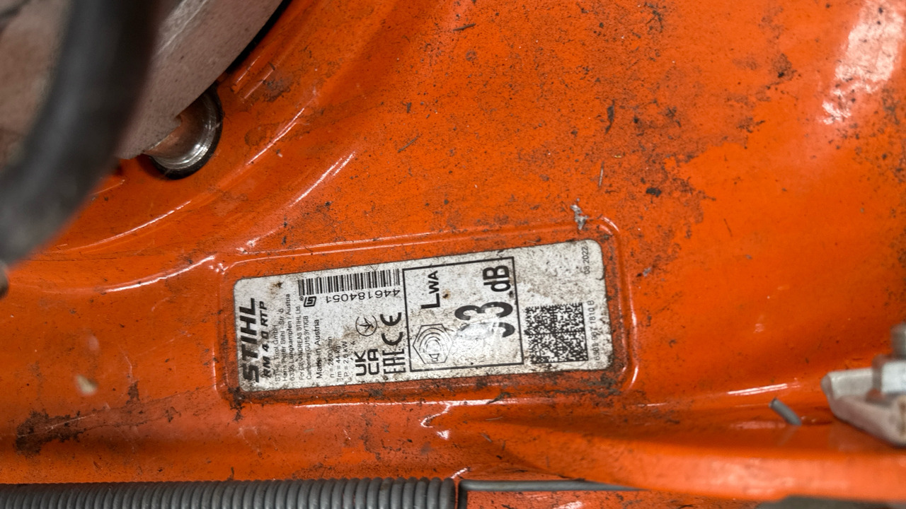 STIHL RM4 RTP - Εξοπλισμού κατασκευών: φωτογραφία 5 STIHL RM4 RTP - Εξοπλισμού κατασκευών: φωτογραφία 5