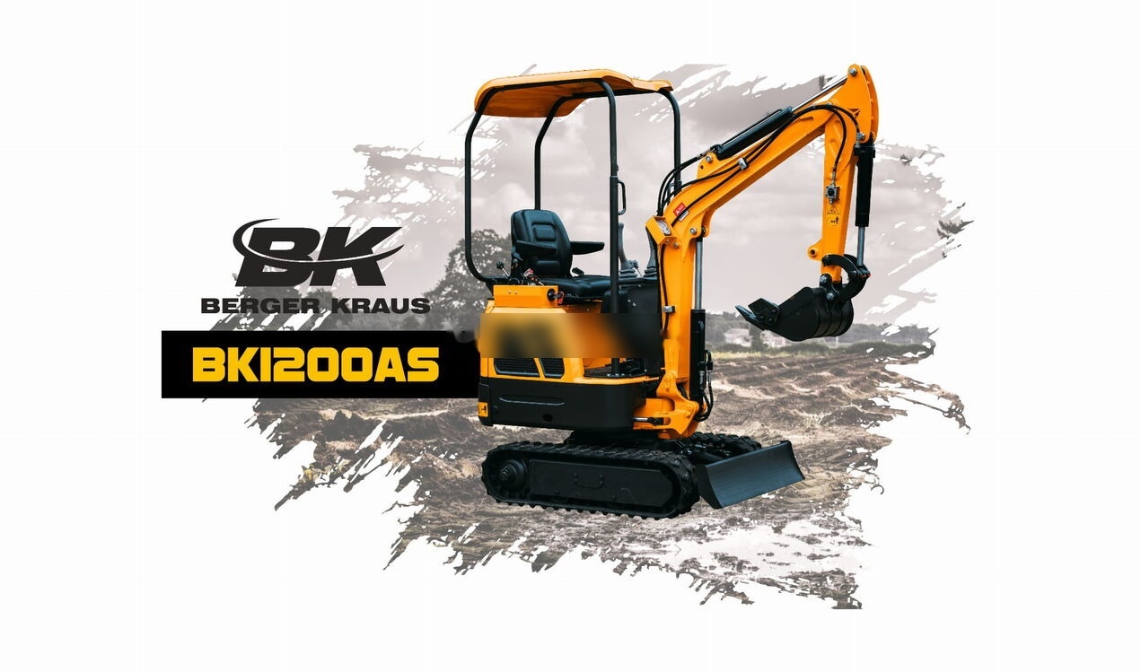 Berger Kraus Nowy BERGER KRAUS BK1200AS KUBOTA skrętne ramie +osprzet - Μίνι εκσκαφέας: φωτογραφία 2 Berger Kraus Nowy BERGER KRAUS BK1200AS KUBOTA skrętne ramie +osprzet - Μίνι εκσκαφέας: φωτογραφία 2