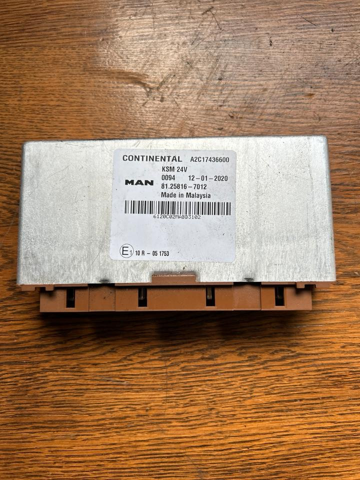 MAN Central Anschlussblock Steuergerät 81.25816-7012 - Ηλεκτρονική μονάδα ελέγχου για Φορτηγό: φωτογραφία 1 MAN Central Anschlussblock Steuergerät 81.25816-7012 - Ηλεκτρονική μονάδα ελέγχου για Φορτηγό: φωτογραφία 1