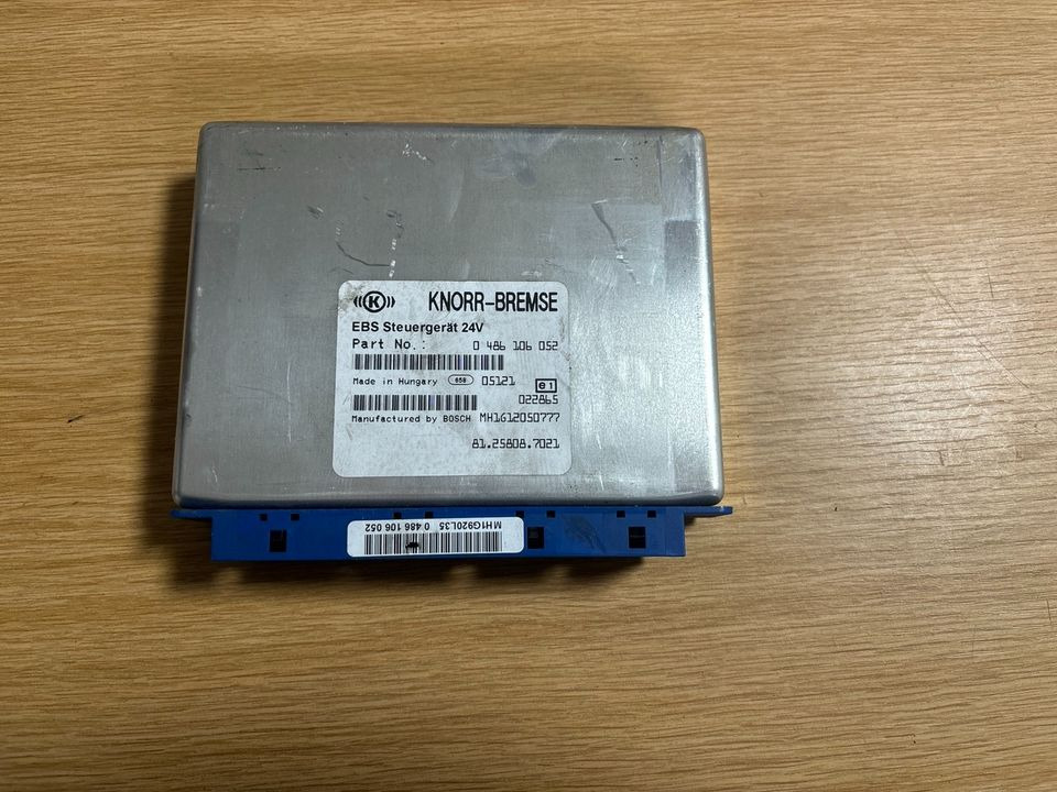 MAN KNORR-BREMSE EBS Elektronik 81.25808-7021 - Ηλεκτρονική μονάδα ελέγχου για Φορτηγό: φωτογραφία 1 MAN KNORR-BREMSE EBS Elektronik 81.25808-7021 - Ηλεκτρονική μονάδα ελέγχου για Φορτηγό: φωτογραφία 1