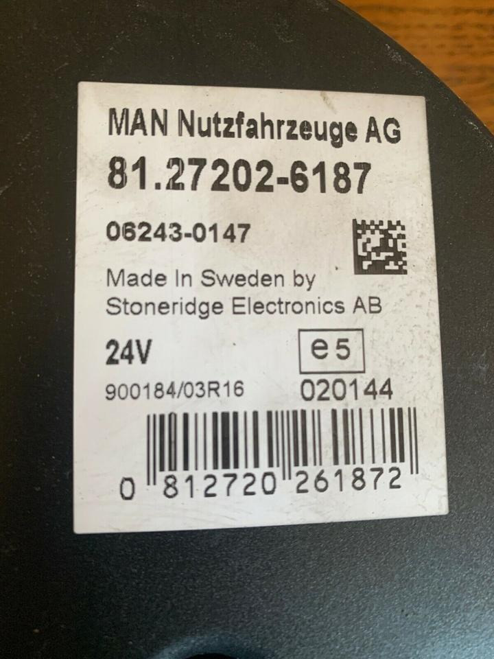 MAN Kombiinstrument Tacho 81272026187 - Ταμπλό αυτοκινήτου για Φορτηγό: φωτογραφία 2 MAN Kombiinstrument Tacho 81272026187 - Ταμπλό αυτοκινήτου για Φορτηγό: φωτογραφία 2