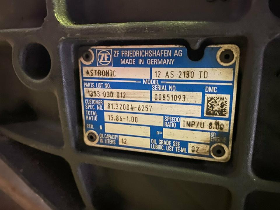 MAN TGX, TGS Getriebe ZF ASTRONIC 12 AS 2130 TD, 81.32004-6257 - Κιβώτιο ταχυτήτων για Φορτηγό: φωτογραφία 4 MAN TGX, TGS Getriebe ZF ASTRONIC 12 AS 2130 TD, 81.32004-6257 - Κιβώτιο ταχυτήτων για Φορτηγό: φωτογραφία 4