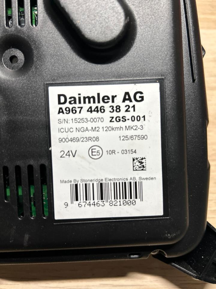 Mercedes Atego 4 EU6 Kombiinstrument A9674463821 - Ταμπλό αυτοκινήτου: φωτογραφία 4 Mercedes Atego 4 EU6 Kombiinstrument A9674463821 - Ταμπλό αυτοκινήτου: φωτογραφία 4