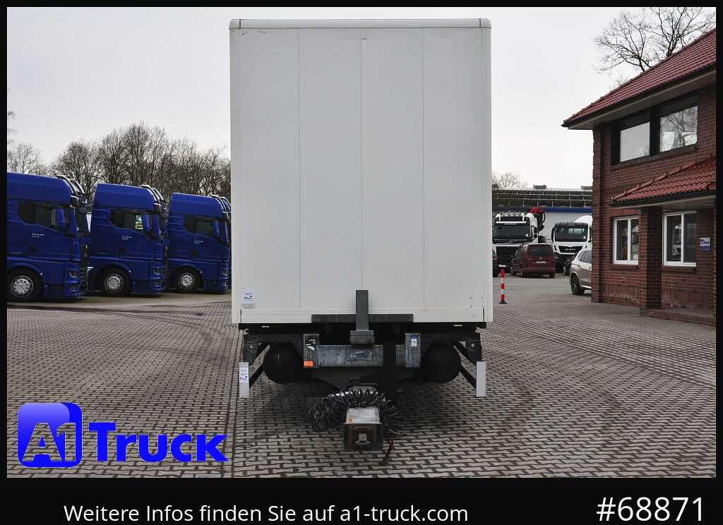 ACKERMANN 2 achs Koffer Wechselaufbau, Moebel, Lichtband - Ρυμούλκα κόφα: φωτογραφία 2 ACKERMANN 2 achs Koffer Wechselaufbau, Moebel, Lichtband - Ρυμούλκα κόφα: φωτογραφία 2