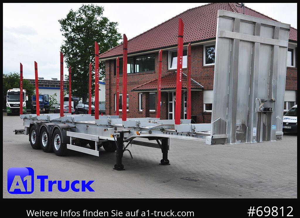 BENALU Timberliner, Vollalu, 2x Liftachse, Lang-Holz, - Ημιρυμουλκούμενο μεταφοράς ξυλείας: φωτογραφία 1 BENALU Timberliner, Vollalu, 2x Liftachse, Lang-Holz, - Ημιρυμουλκούμενο μεταφοράς ξυλείας: φωτογραφία 1