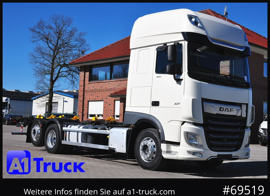 DAF XF 480 FAR Intarder, Multiwechsler 2x AHK - Φορτηγό μεταφοράς εμπορευματοκιβωτίων/ Κινητό αμάξωμα: φωτογραφία 1 DAF XF 480 FAR Intarder, Multiwechsler 2x AHK - Φορτηγό μεταφοράς εμπορευματοκιβωτίων/ Κινητό αμάξωμα: φωτογραφία 1