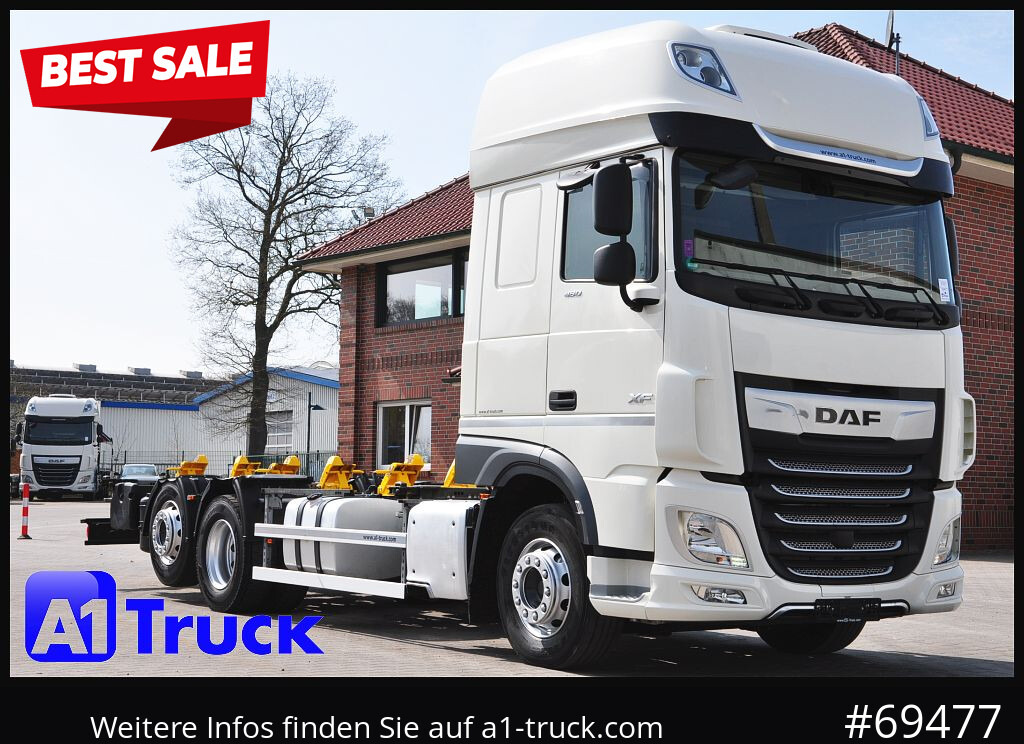 DAF XF 480 Intarder, Multiwechsler 2x AHK, TÜV 10-2026 - Φορτηγό σασί: φωτογραφία 1 DAF XF 480 Intarder, Multiwechsler 2x AHK, TÜV 10-2026 - Φορτηγό σασί: φωτογραφία 1