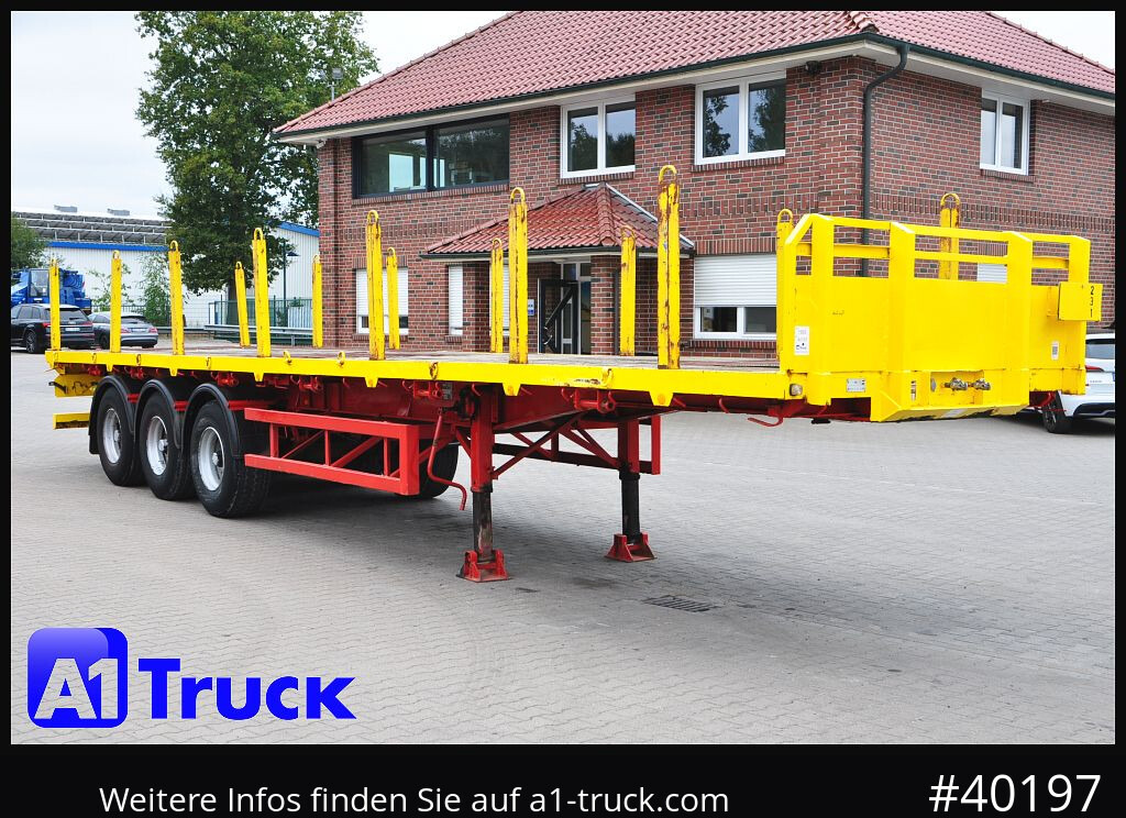 FAYMONVILLE Plattform, Steel Suspension, Container Twistlock, - Επικαθήμενο πλατφόρμα/ Καρότσα: φωτογραφία 1 FAYMONVILLE Plattform, Steel Suspension, Container Twistlock, - Επικαθήμενο πλατφόρμα/ Καρότσα: φωτογραφία 1