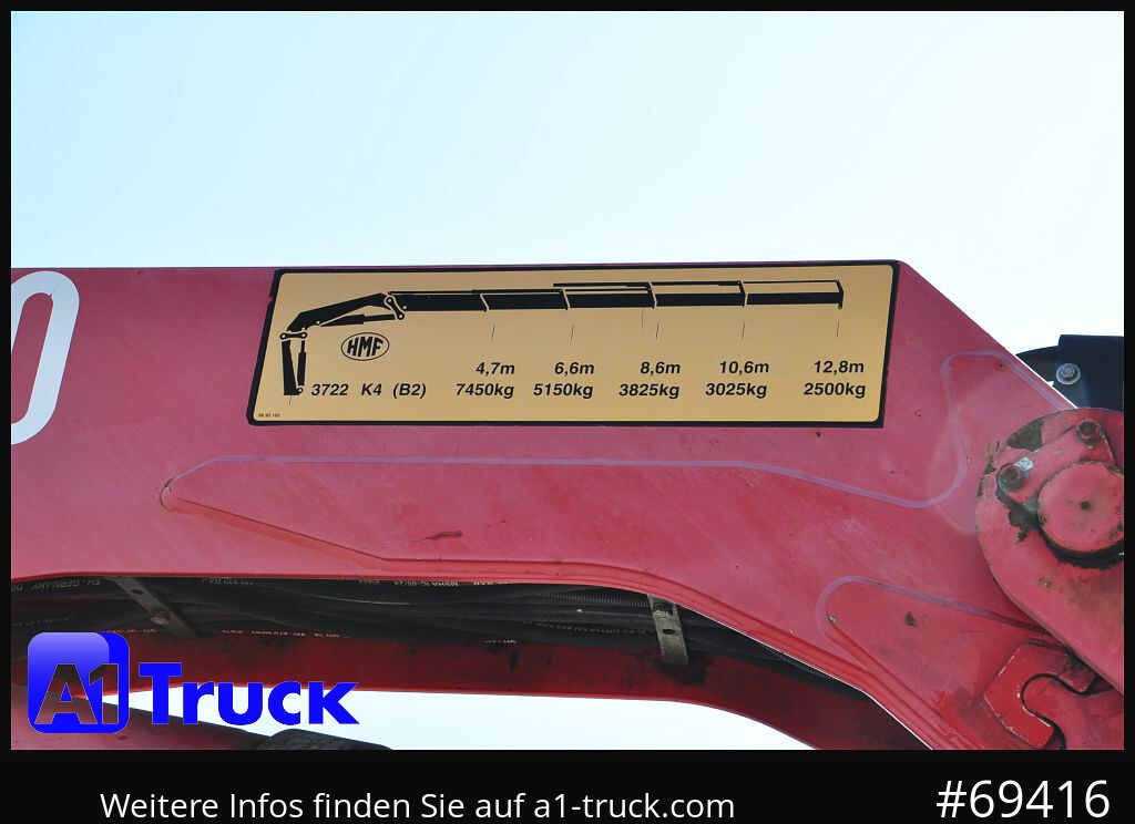 IVECO 420 6x4, HMF3722 Jib Funk Seilwinde, - Φορτηγό με γερανό: φωτογραφία 3 IVECO 420 6x4, HMF3722 Jib Funk Seilwinde, - Φορτηγό με γερανό: φωτογραφία 3