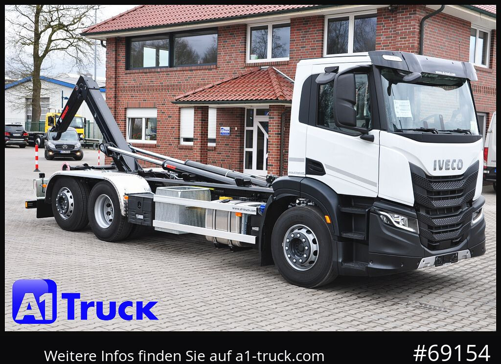 IVECO X-Way AD280X42, HIAB Multilift, Lenk- Liftachse, - Φορτηγό φόρτωσης γάντζου: φωτογραφία 1 IVECO X-Way AD280X42, HIAB Multilift, Lenk- Liftachse, - Φορτηγό φόρτωσης γάντζου: φωτογραφία 1