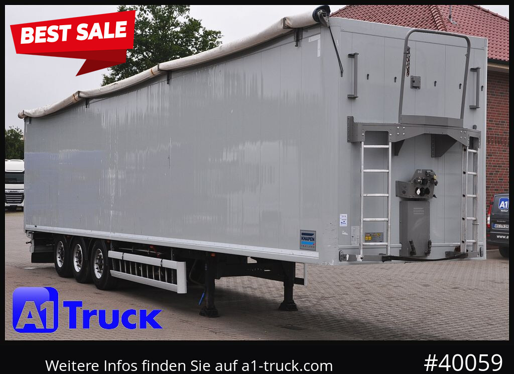 KNAPEN K100, Liftachse, Funk ca. 90m³ - Επικαθήμενο μεταφορική βουτσάς: φωτογραφία 1 KNAPEN K100, Liftachse, Funk ca. 90m³ - Επικαθήμενο μεταφορική βουτσάς: φωτογραφία 1