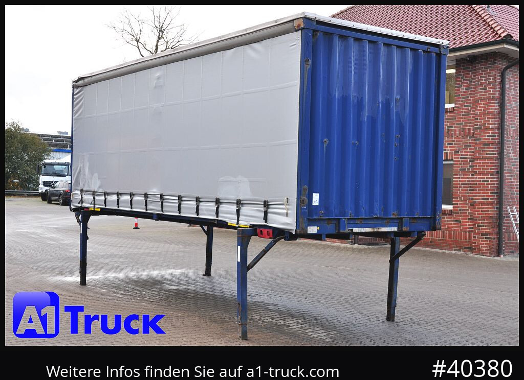 KRONE 7.45 BDF Wechselbrücke, Schiebeplane - Αμάξωμα με συρρόμενο μουσαμά: φωτογραφία 1 KRONE 7.45 BDF Wechselbrücke, Schiebeplane - Αμάξωμα με συρρόμενο μουσαμά: φωτογραφία 1